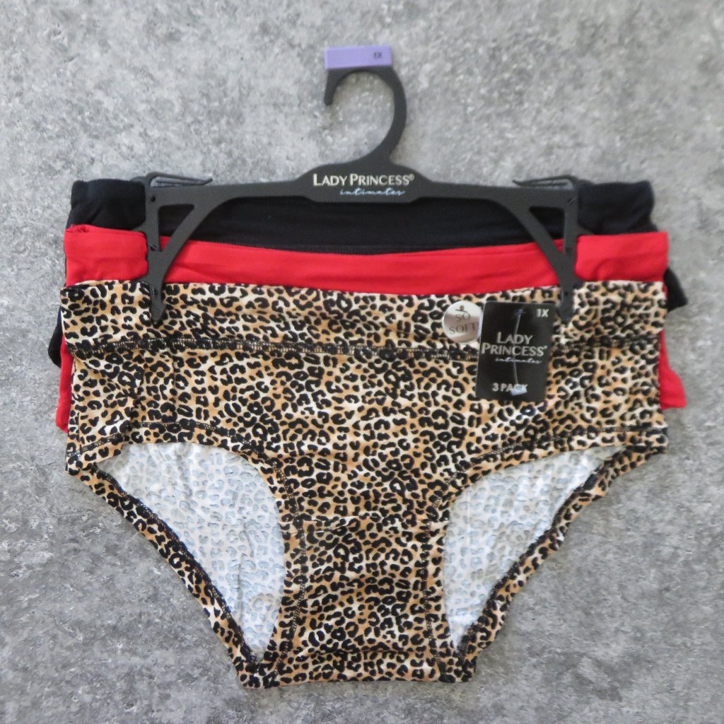 103 Lady Princess Brand New 3Pack Sexy Panties Size 1x